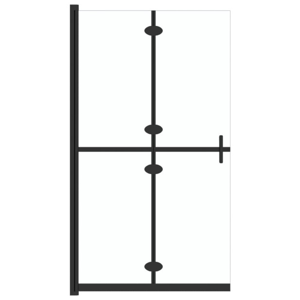 átlátszó ESG üveg összecsukható zuhanyfal 70 x 190 cm - utánvéttel vagy ingyenes szállítással