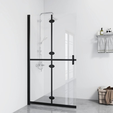 átlátszó ESG üveg összecsukható zuhanyfal 100 x 190 cm - utánvéttel vagy ingyenes szállítással