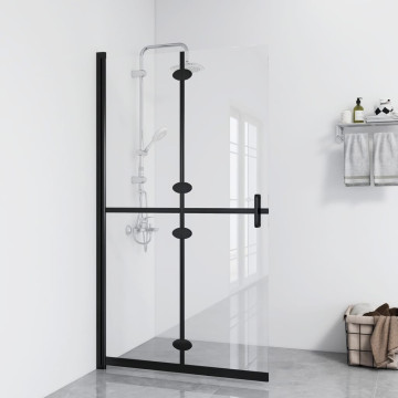 átlátszó ESG üveg összecsukható zuhanyfal 120 x 190 cm - utánvéttel vagy ingyenes szállítással