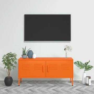 Narancssárga acél TV-szekrény 105 x 35 x 50 cm - utánvéttel vagy ingyenes szállítással