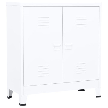 Fehér acél irattartó szekrény 90 x 40 x 100 cm - utánvéttel vagy ingyenes szállítással