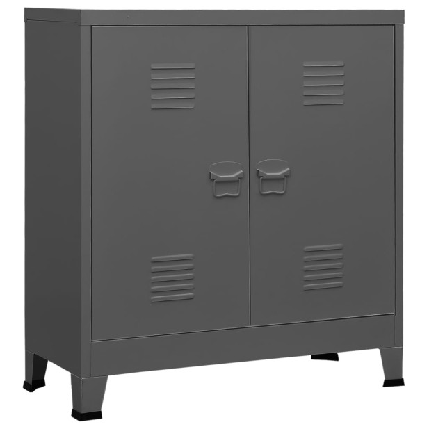 Antracitszürke acél ipari tárolóláda 90 x 40 x 100 cm - utánvéttel vagy ingyenes szállítással