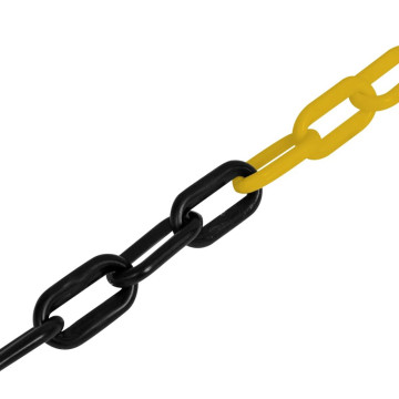 30 m műanyag jelző lánc fekete és sárga - utánvéttel vagy ingyenes szállítással