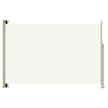 Krémszínű behúzható oldalsó terasznapellenző 200 x 300 cm - utánvéttel vagy ingyenes szállítással