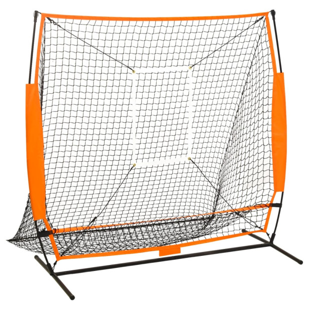 Fekete multisport/baseball gyakorlóháló 174 x 76 x 158,5 cm - utánvéttel vagy ingyenes szállítással