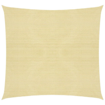 Bézs HDPE napvitorla 160 g/m² 4,5 x 4,5m - utánvéttel vagy ingyenes szállítással
