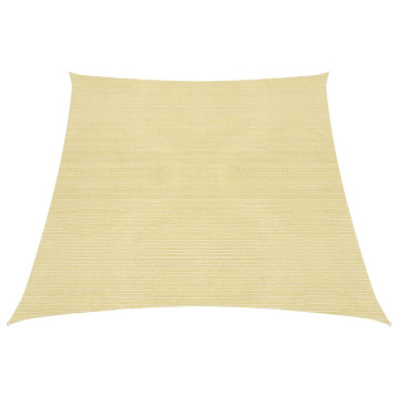Bézs HDPE napvitorla 160 g/m² 4/5 x 4 m - utánvéttel vagy ingyenes szállítással