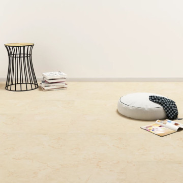 Bézs öntapadó PVC padló burkolólap 5,11 m² - utánvéttel vagy ingyenes szállítással