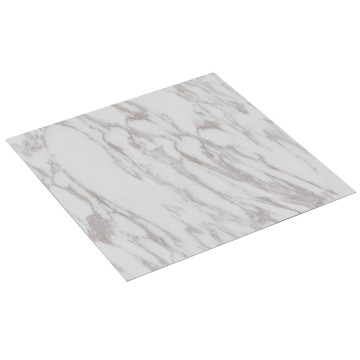 Fehér márvány öntapadó PVC padló burkolólap 5,11 m² - utánvéttel vagy ingyenes szállítással