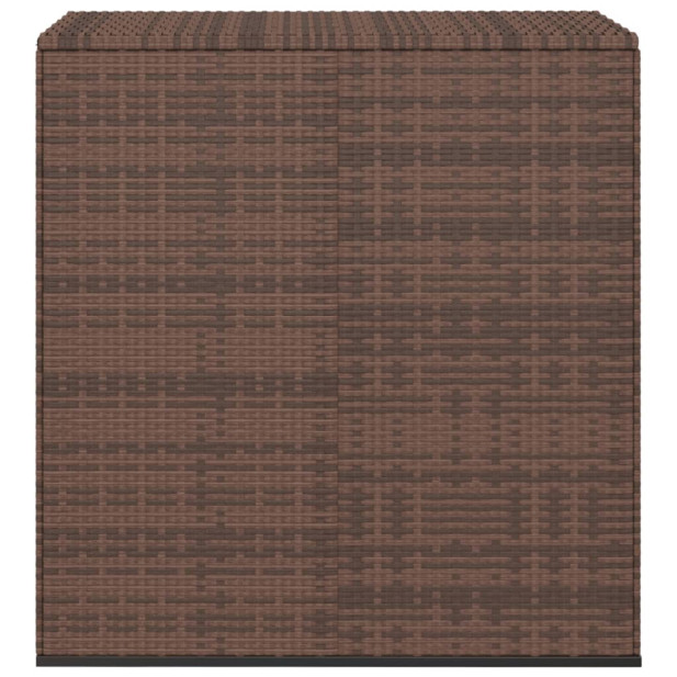 Barna polietilén rattan kerti párnatartó láda 100x49x103,5 cm - utánvéttel vagy ingyenes szállítással