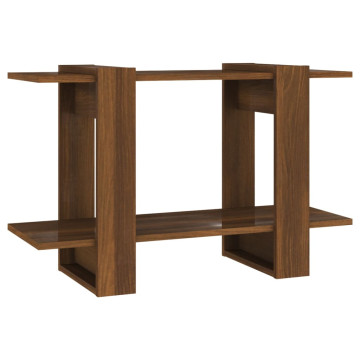 Barna tölgy színű könyvszekrény/térelválasztó 80 x 30 x 51 cm - utánvéttel vagy ingyenes szállítással