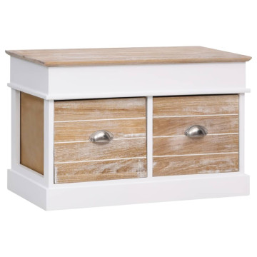 Császárfa előszobai pad 70 x 35 x 45 cm - utánvéttel vagy ingyenes szállítással