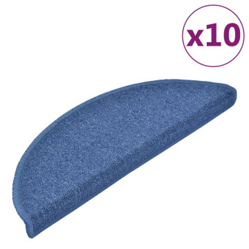 10 db kék lépcsőszőnyeg 65 x 28 cm - utánvéttel vagy ingyenes szállítással