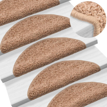 10 db bézs lépcsőszőnyeg 65 x 21 x 4 cm - utánvéttel vagy ingyenes szállítással