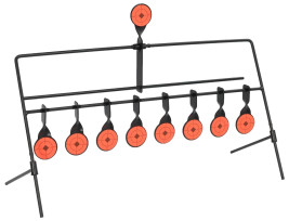 Automatikusan újrainduló forgó céltábla 8 + 1 célponttal - utánvéttel vagy ingyenes szállítással