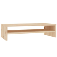 Tömör fenyőfa monitorállvány 50 x 24 x 13 cm - utánvéttel vagy ingyenes szállítással