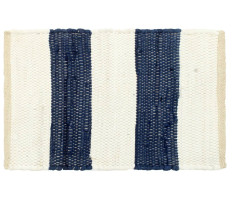 6 darab fehér-kék csíkos pamut rongyalátét 30 x 45 cm - utánvéttel vagy ingyenes szállítással