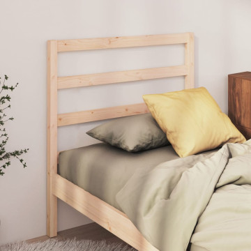 Tömör fenyőfa ágyfejtámla 96 x 4 x 100 cm - utánvéttel vagy ingyenes szállítással