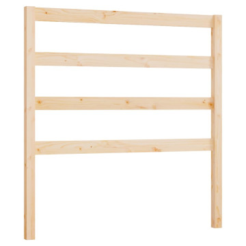 Tömör fenyőfa ágyfejtámla 96 x 4 x 100 cm - utánvéttel vagy ingyenes szállítással