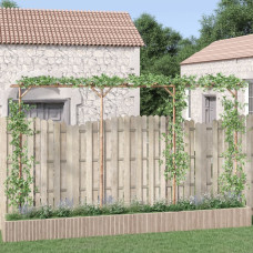 Bambusz pergola 385 x 40 x 205 cm - utánvéttel vagy ingyenes szállítással