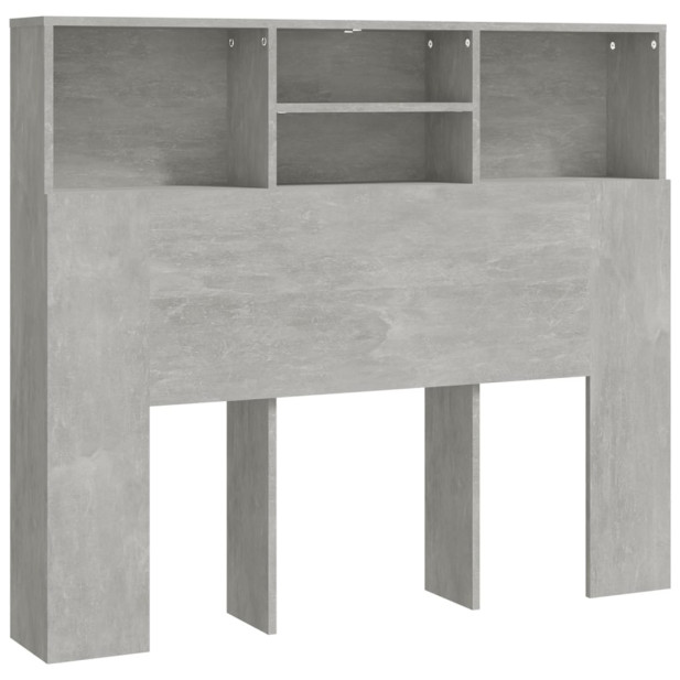 Betonszürke áthidaló szekrény 120 x 19 x 103,5 cm - utánvéttel vagy ingyenes szállítással
