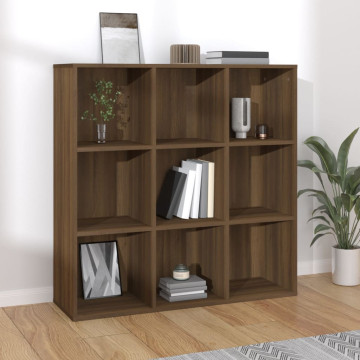 Barna tölgy színű könyvszekrény 98 x 29 x 97,5 cm - utánvéttel vagy ingyenes szállítással