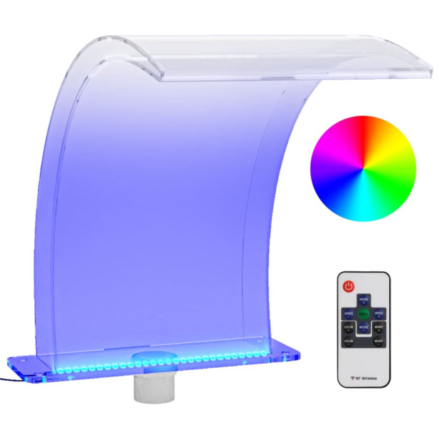 Akril medenceszökőkút RGB LED-ekkel 50 cm - utánvéttel vagy ingyenes szállítással