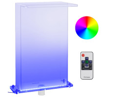 Akril medenceszökőkút RGB LED-ekkel 51 cm - utánvéttel vagy ingyenes szállítással