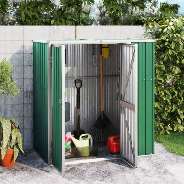 Zöld horganyzott acél kerti szerszámtároló 161x89x161 cm - utánvéttel vagy ingyenes szállítással