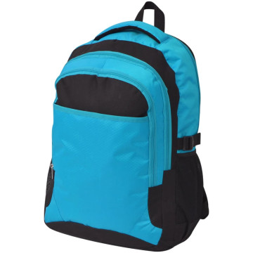 40 literes iskolai hátizsák fekete és kék - utánvéttel vagy ingyenes szállítással