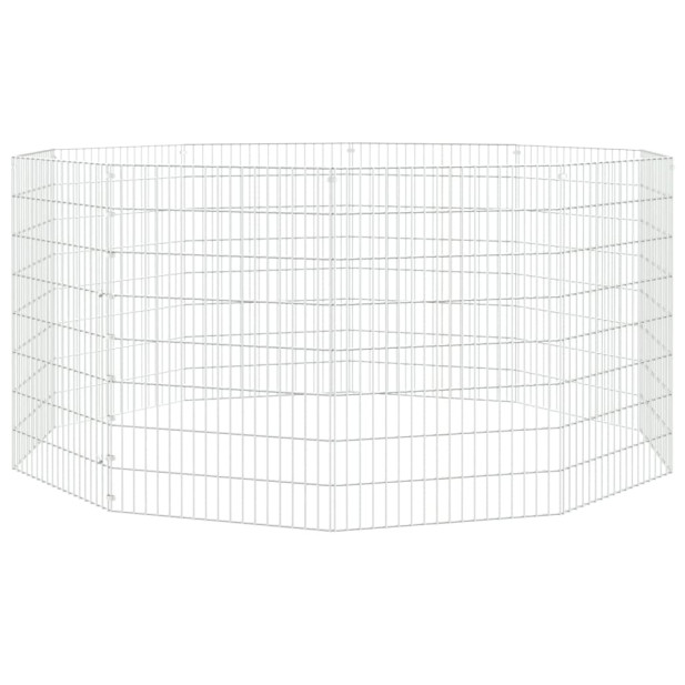 10 paneles horganyzott vas szabadon álló állatketrec 54 x 80 cm - utánvéttel vagy ingyenes szállítással