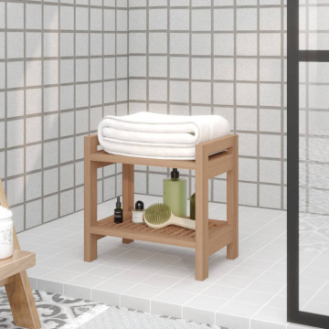 Tömör tíkfa zuhanyzópad 45 x 30 x 45 cm - utánvéttel vagy ingyenes szállítással