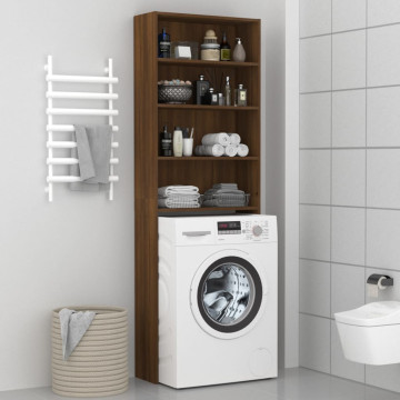 Barna tölgyszínű mosógépszekrény 64 x 24 x 190 cm - utánvéttel vagy ingyenes szállítással