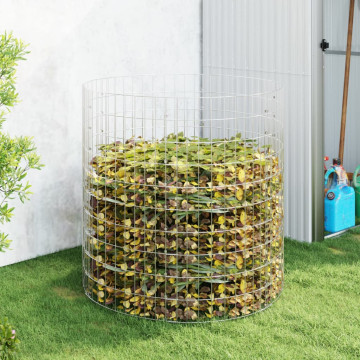 Horganyzott acél kerti komposztáló Ø100 x 100 cm - utánvéttel vagy ingyenes szállítással