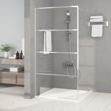 Ezüstszínű átlátszó ESG üveg zuhanyfal 100 x 195 cm - utánvéttel vagy ingyenes szállítással