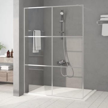 Ezüstszínű átlátszó ESG üveg zuhanyfal 140x195 cm - utánvéttel vagy ingyenes szállítással
