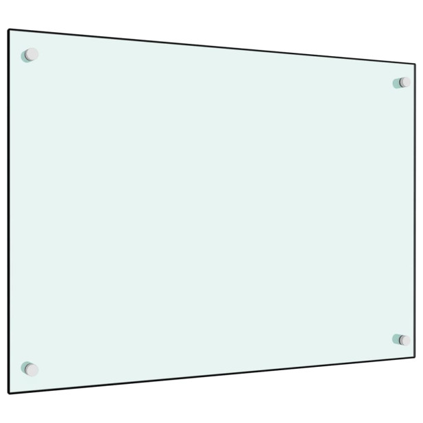 Fehér edzett üveg konyhai fröccsenésgátló 70 x 50 cm - utánvéttel vagy ingyenes szállítással