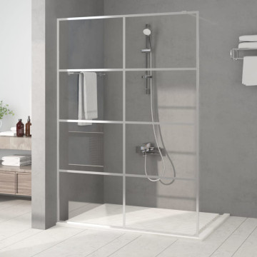 Ezüstszínű átlátszó ESG üveg zuhanyfal 140x195 cm - utánvéttel vagy ingyenes szállítással