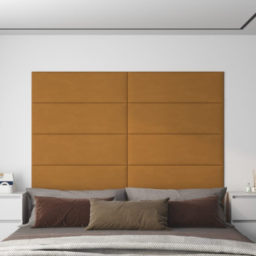 12 db barna bársony fali panel 90 x 30 cm 3,24 m² - utánvéttel vagy ingyenes szállítással