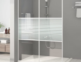 Fehér átlátszó ESG üveg zuhanyfal 140 x 195 cm - utánvéttel vagy ingyenes szállítással