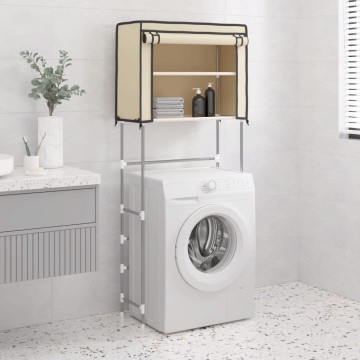 2-szintes krémszínű mosógép feletti állvány 71x29,5x170,5 cm - utánvéttel vagy ingyenes szállítással