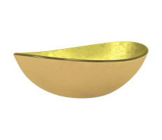 Aranyszínű edzett üveg mosdókagyló 54,5 x 35 x 15,5 cm - utánvéttel vagy ingyenes szállítással
