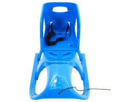 Kék polipropilén szánkó üléssel 102,5 x 40 x 23 cm - utánvéttel vagy ingyenes szállítással