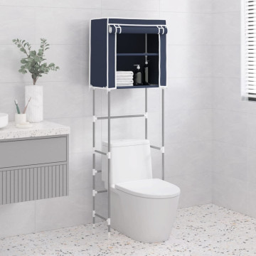 2-szintes kék vas WC feletti tárolóállvány 56x30x170 cm - utánvéttel vagy ingyenes szállítással
