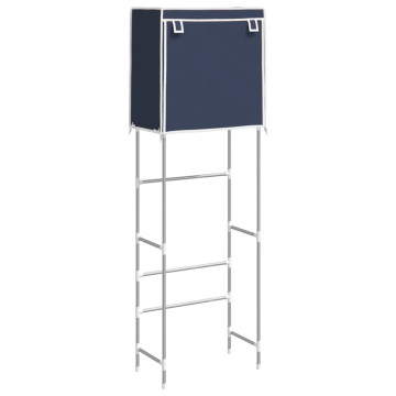 2-szintes kék vas WC feletti tárolóállvány 56x30x170 cm - utánvéttel vagy ingyenes szállítással