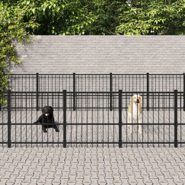 Acél kültéri kutyakennel 30,11 m² - utánvéttel vagy ingyenes szállítással