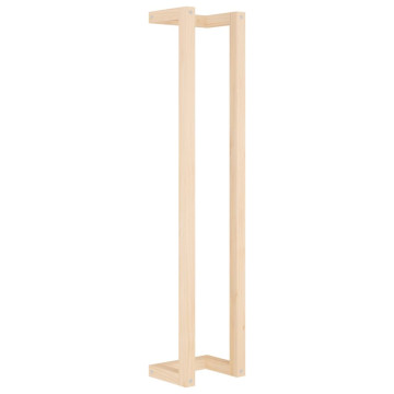 Tömör fenyőfa törülközőtartó 23 x 18 x 110 cm - utánvéttel vagy ingyenes szállítással