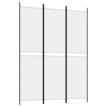 Fehér 3 paneles szövetparaván 300x180 cm - utánvéttel vagy ingyenes szállítással
