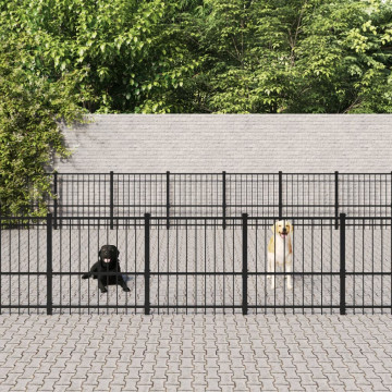 Acél kültéri kutyakennel 46,1 m² - utánvéttel vagy ingyenes szállítással