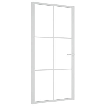 Fehér ESG üveg és alumínium beltéri ajtó 102,5 x 201,5 cm - utánvéttel vagy ingyenes szállítással